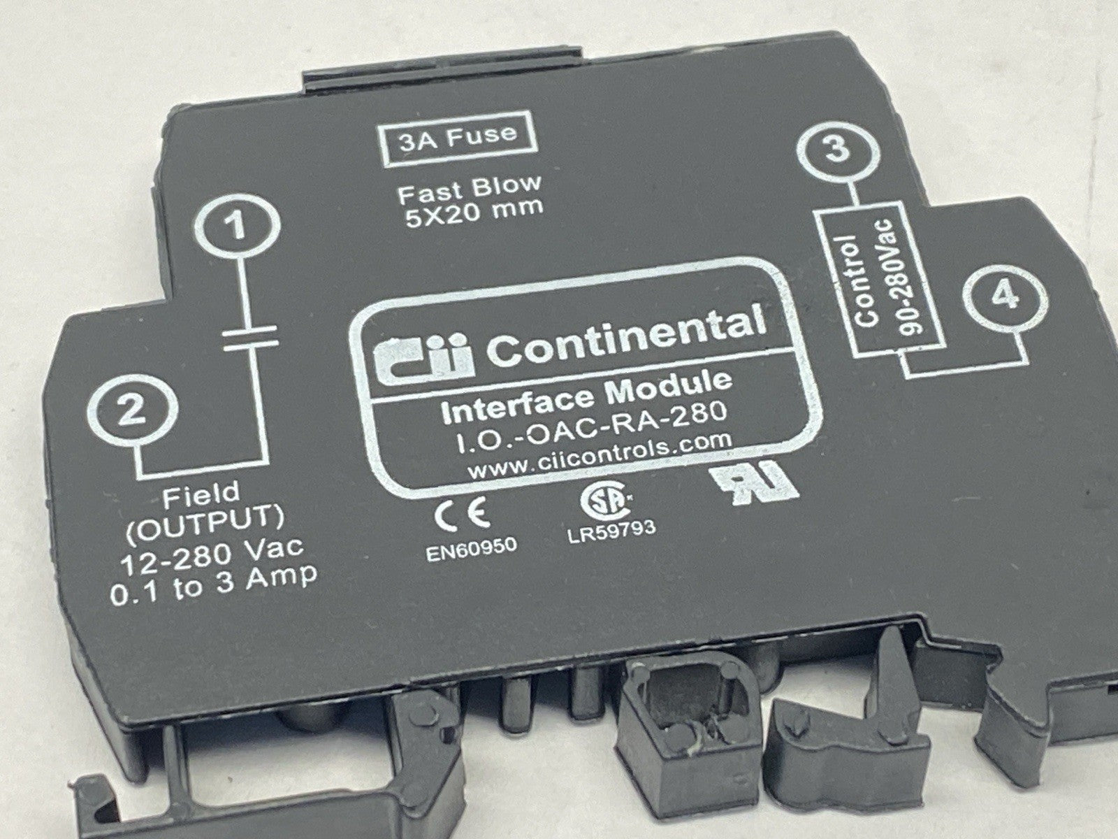 I.O.-OAC-RA-280 | Continental Interface Module 3A 12-280VAC - Used - Maverick Industrial Sales