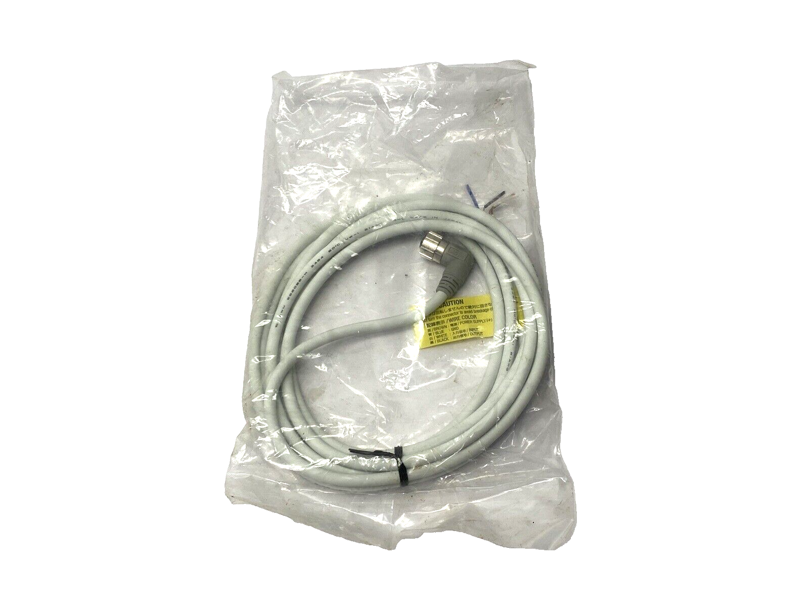 SMC E66085-H Single-Ended Cable Assembly Female M12 Right Angle 4-Pin - Maverick Industrial Sales