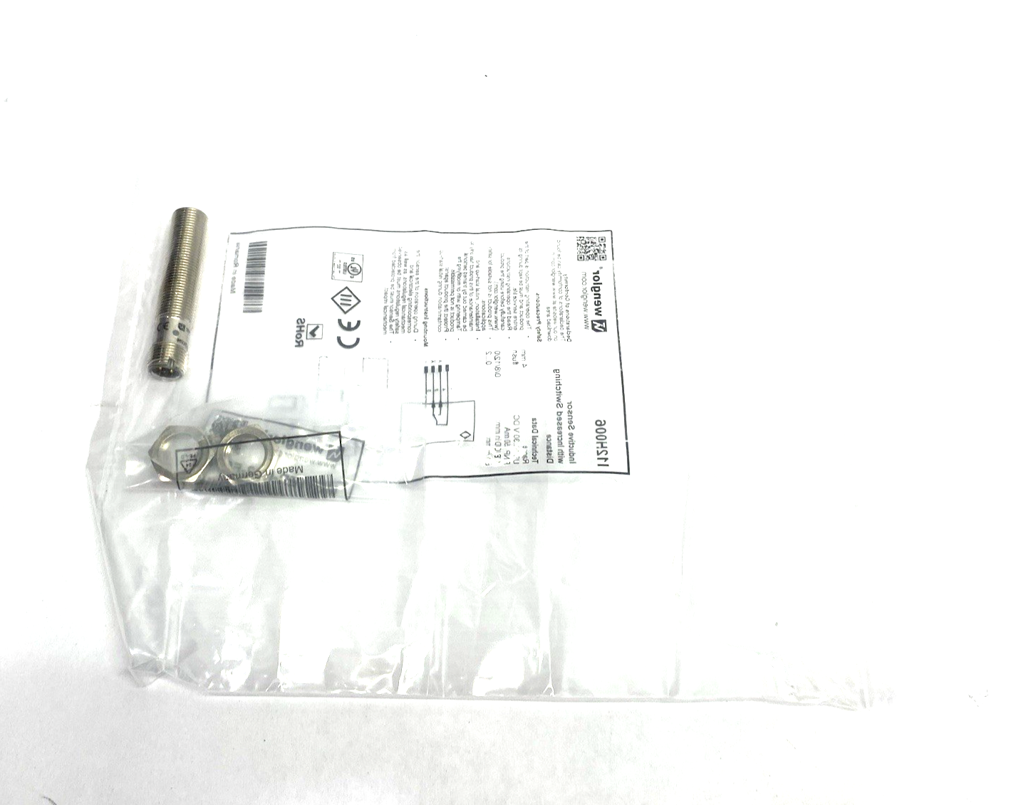 | Wenglor I12H006 Inductive Sensor w/ Increased 4mm Switching Distance, Flush - New - Maverick Industrial Sales