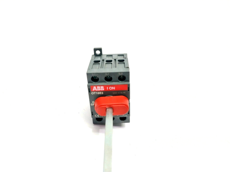 ABB OT16E3 Disconnect Switch 3P 600V 16A w/ Operator Handle - Maverick Industrial Sales