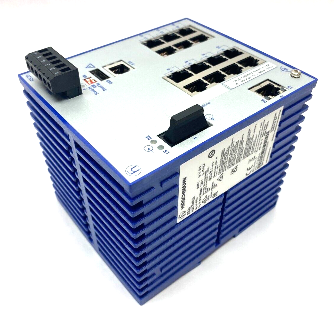 Hirschmann RS20-1600M2T1SDAP Managed Ethernet Rail Switch 943434026 - Maverick Industrial Sales