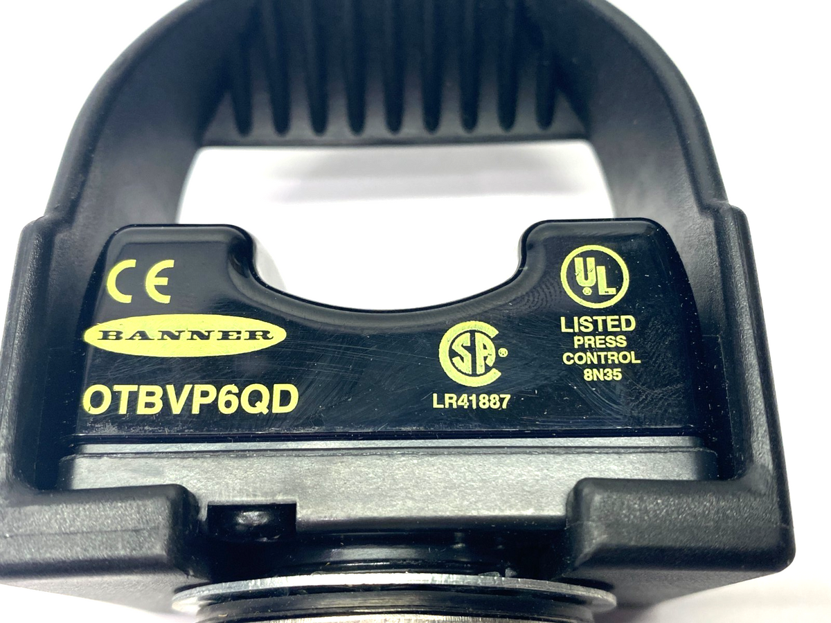 OTBVN6QD | Banner Momentary Action Optical Touch Button w/Black F.C. 28585 - Used - Maverick Industrial Sales