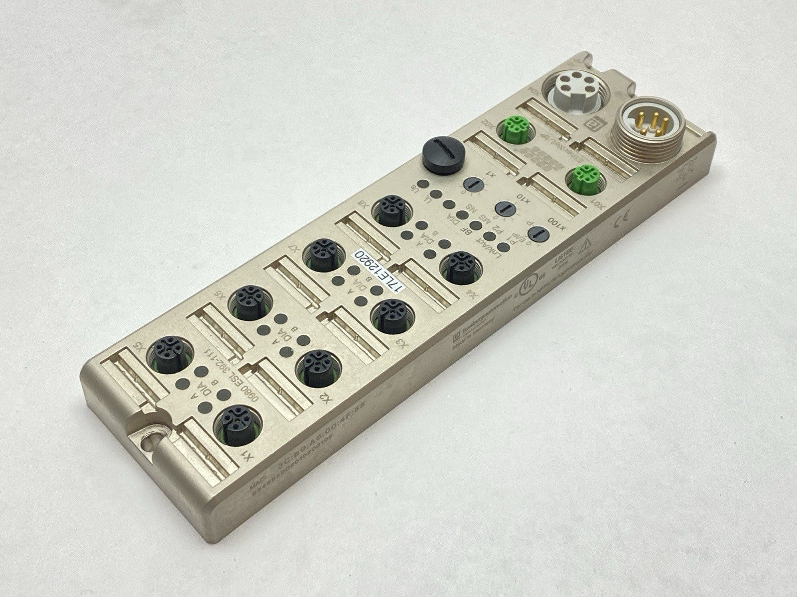 0980 ESL 392-111 | Lumberg Automation Multiprotocol I/O Device 8x M12 934882002 - Used - Maverick Industrial Sales