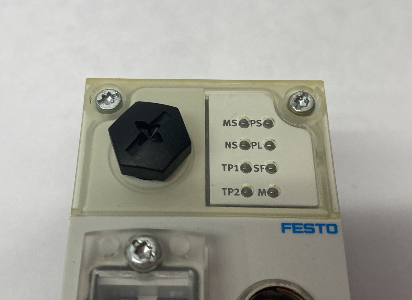 CPX-FB36 | Festo EtherNet/IP Modbus® TCP Node 1912451, CPX-GE-EV-S Interlink Block - Used - Maverick Industrial Sales