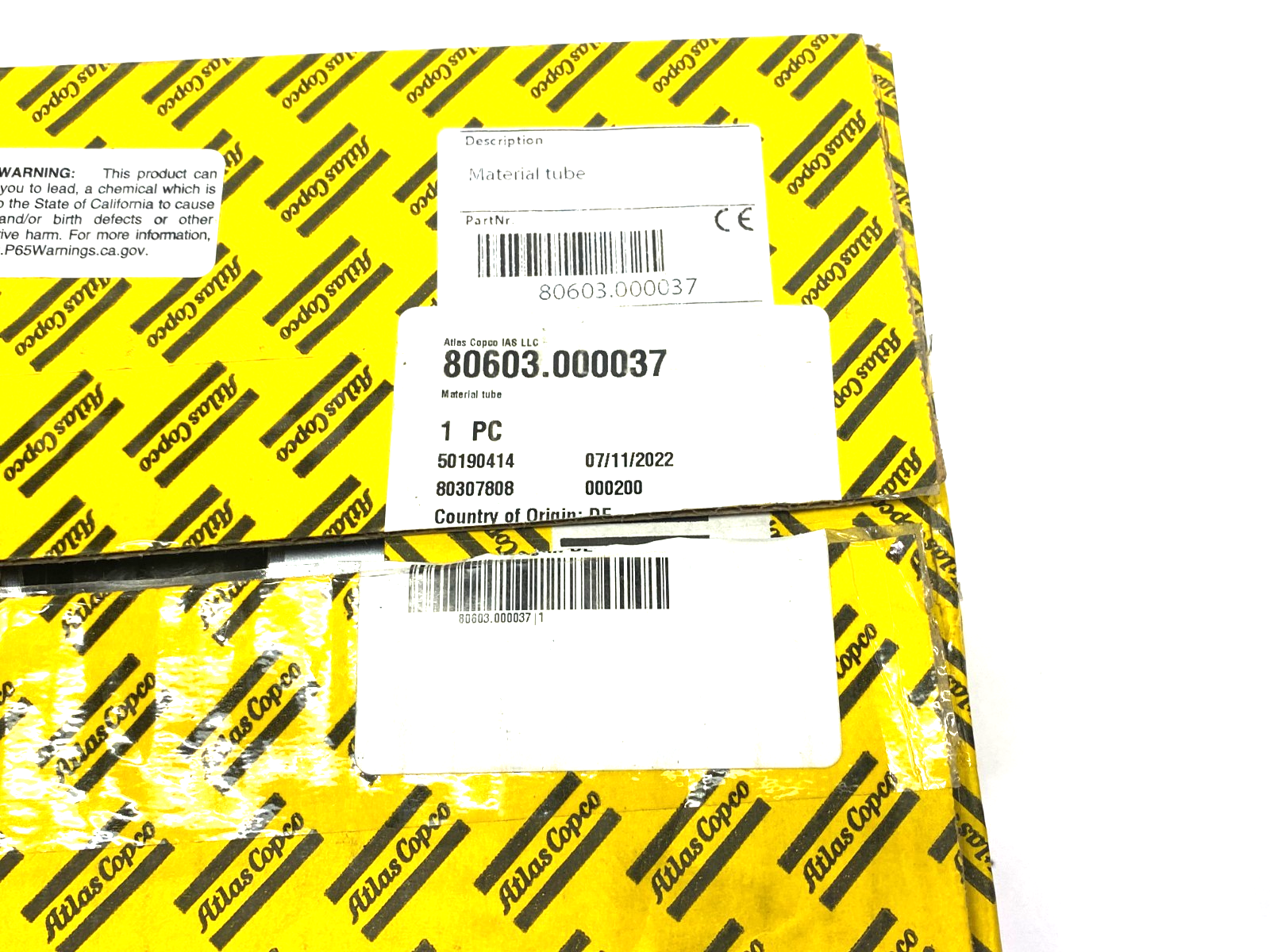 Atlas Copco 80603.000037 Material Tube - Maverick Industrial Sales