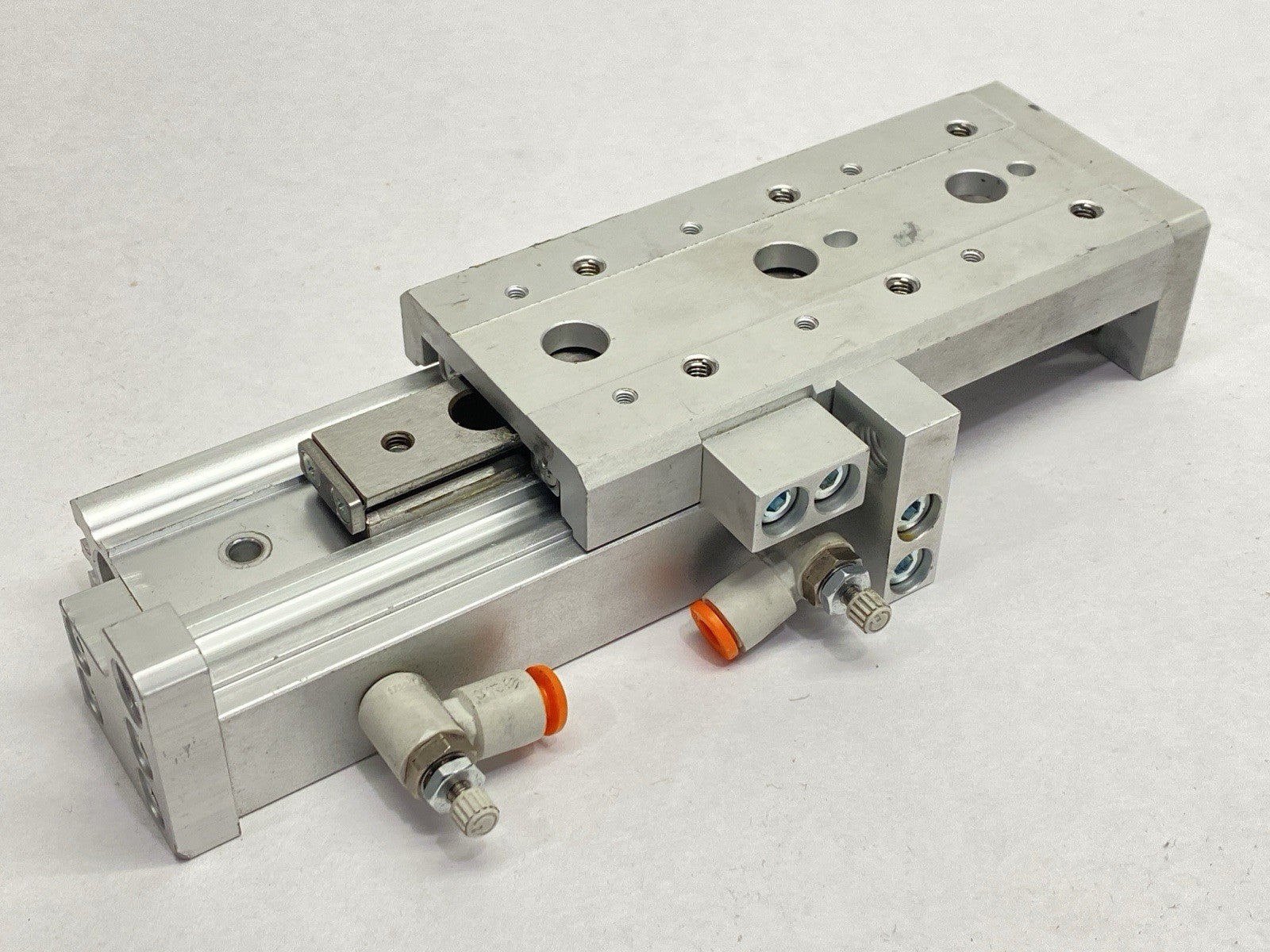 SMC MXS12-50A Pneumatic Guided Cylinder Slide Table 12mm Bore 50mm Stroke - Maverick Industrial Sales