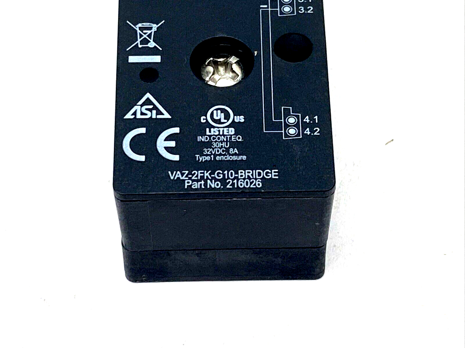Pepperl+Fuchs 216026 AS-Interface Splitter Box VAZ-2FK-G10-BRIDGE - Maverick Industrial Sales