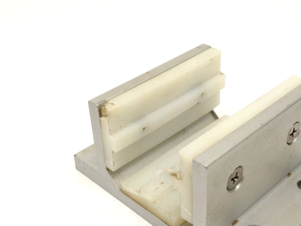 6825 | 80/20 3-Slot Mount Double Flange Aluminum Linear Bearing DAMAGED PLASTIC - Used - Maverick Industrial Sales