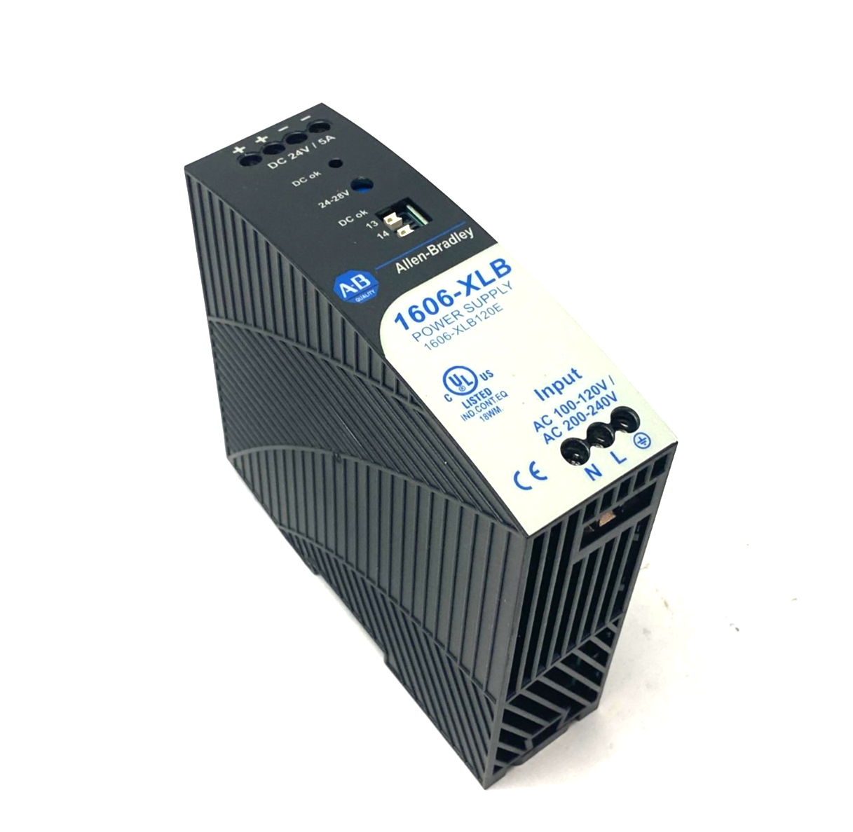 Allen Bradley 1606-XLB120E Ser. A 1-Phase Power Supply, 24V, 5A, 120W - Maverick Industrial Sales