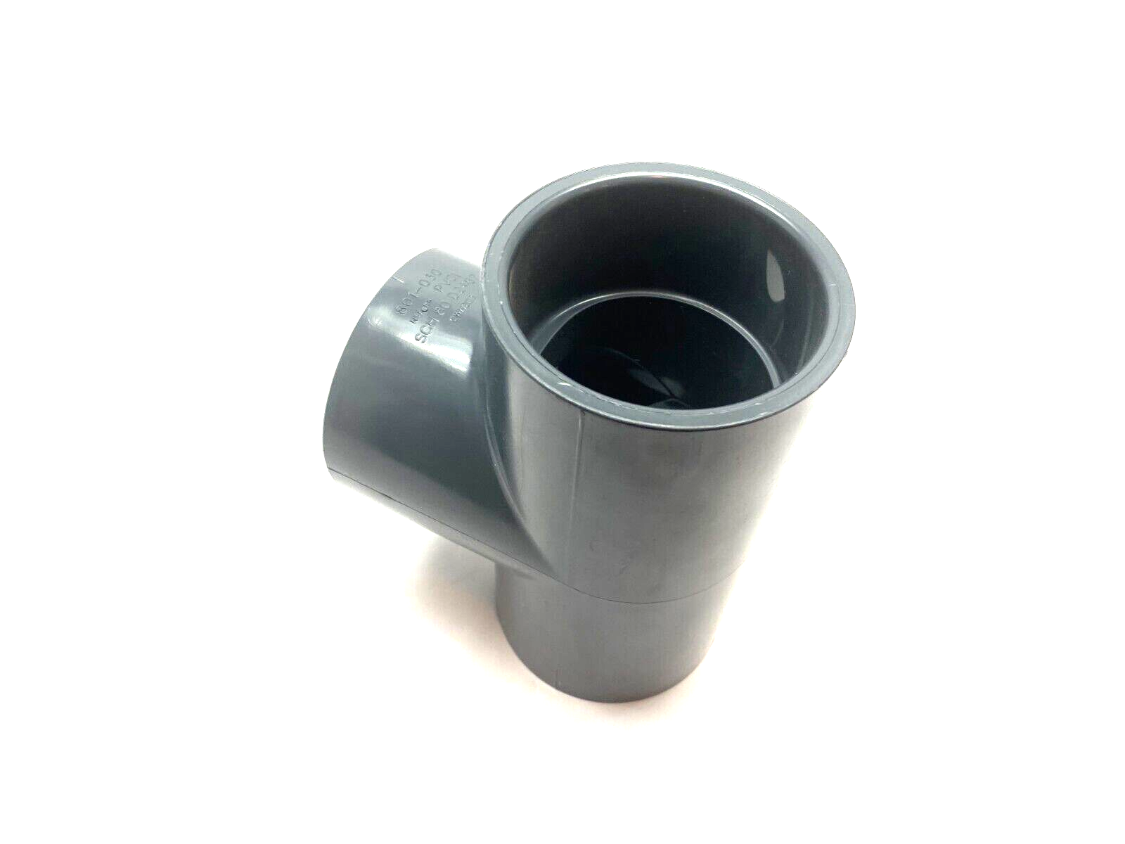Spears 801-030 Tee Slip Socket Fitting Gray PVCI SCH 80 3" x 3" x 3" - Maverick Industrial Sales