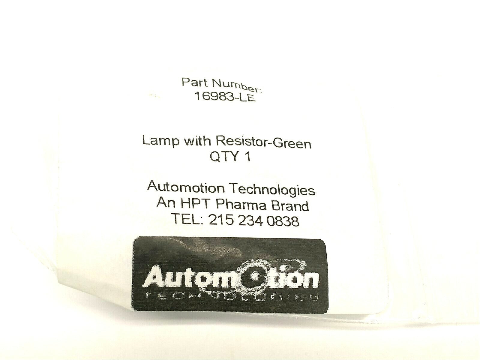 Automotion Technologies 16983-LE Green Indicator Lamp w/ Resistor - Maverick Industrial Sales