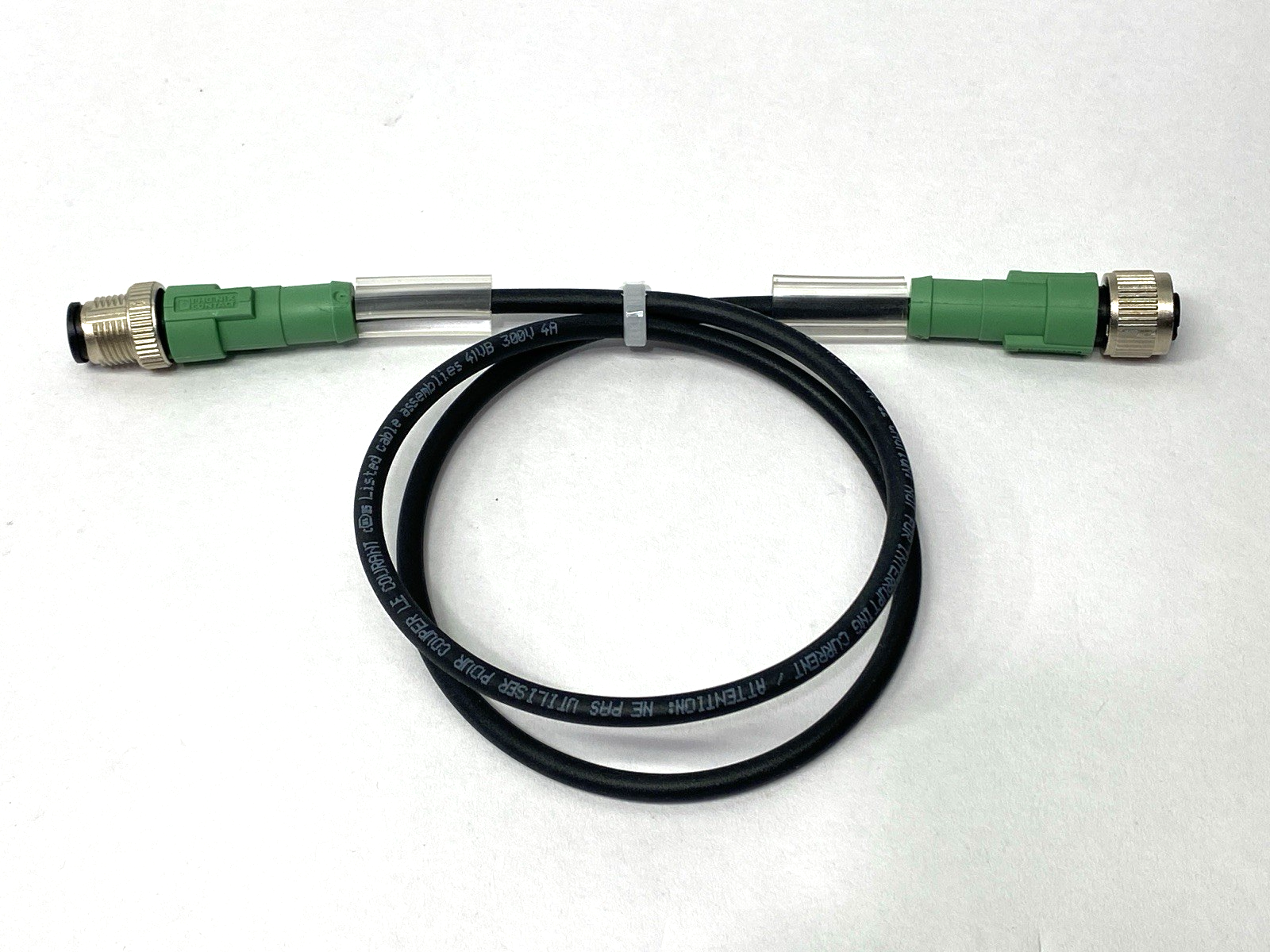 Phoenix Contact SAC-4P-M12MS/0,6-PUR/M12FS Double Ended Connector Cable 1668360 - Maverick Industrial Sales