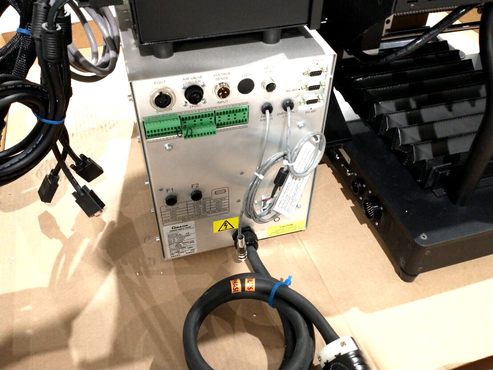 AMADA MIYACHI AF-1250A Seam Sealer Weld System HF-2500A Benchmark Unit - Maverick Industrial Sales