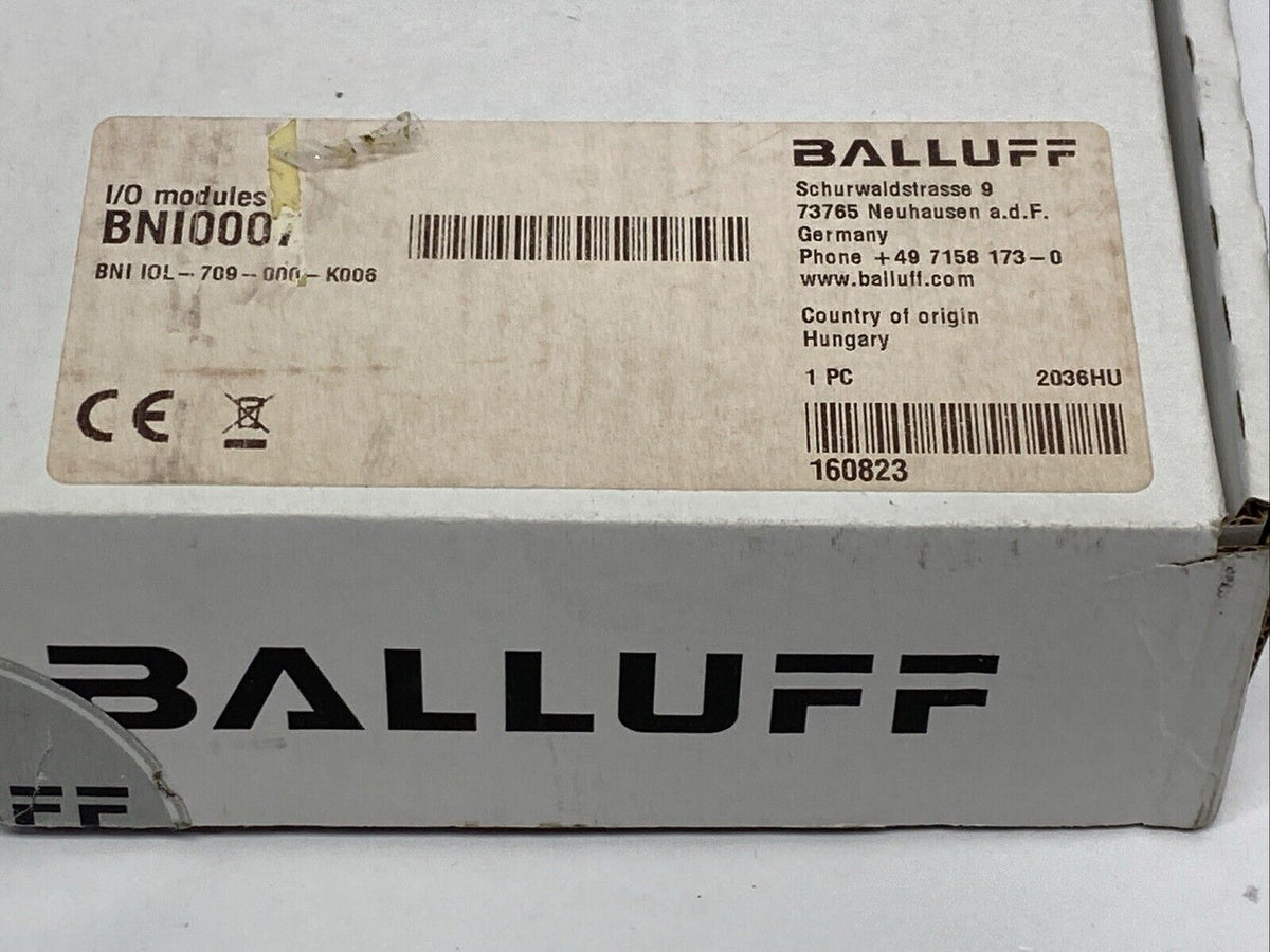 K006 BNI0007, BNI IOL-709-000-K006 | Balluff BNI0007 IO-Link Sensor ...