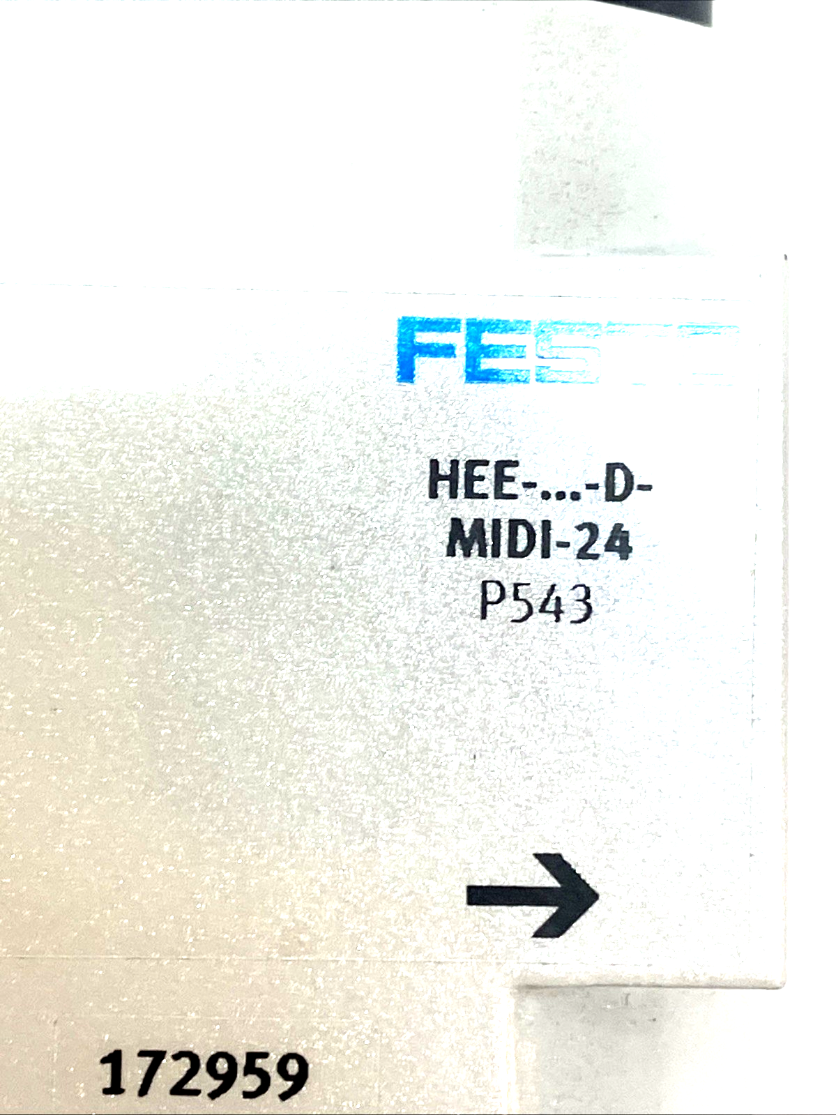 Festo Electric MIDI-24 Pneumatic Solenoid On/Off Valve P543 - Maverick Industrial Sales