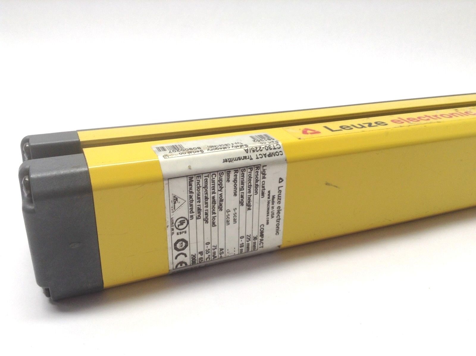 Leuze CT30-225/A Compact Safety Light Curtain Transmitter 581352 - Maverick Industrial Sales
