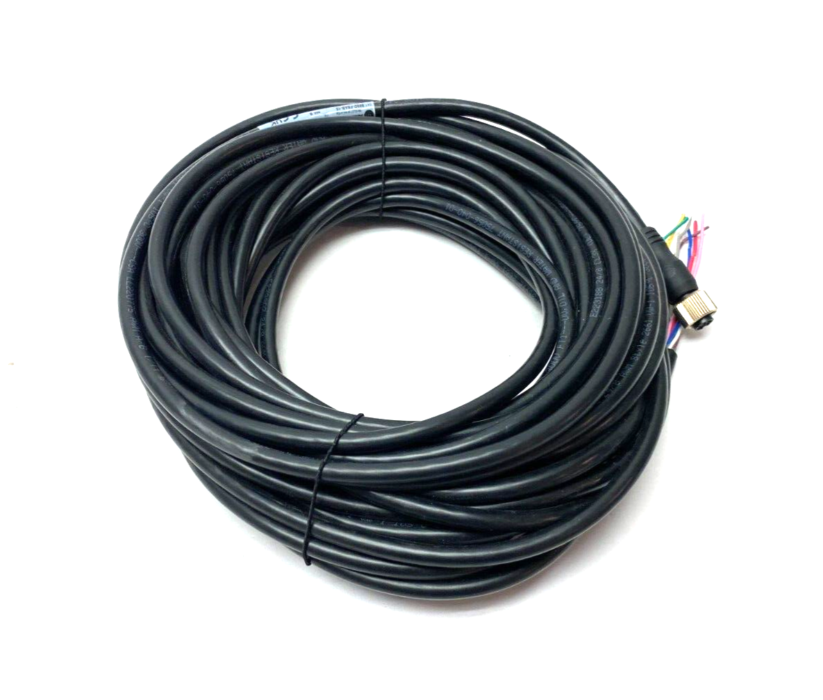 Allen Bradley 889D-F8AB-15 Ser. B Straight DC Micro Cable Female to Leads 8-Pin - Maverick Industrial Sales