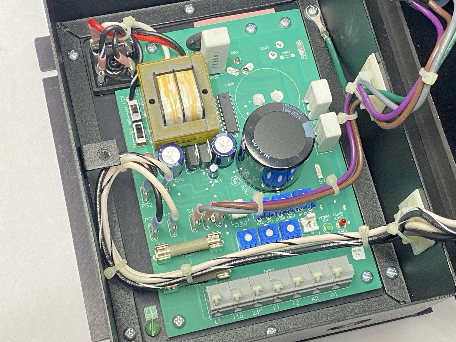 C4XL3025-0586 | Minarik Drives DC Motor Speed Controller 115/230V - For parts or not working - Maverick Industrial Sales