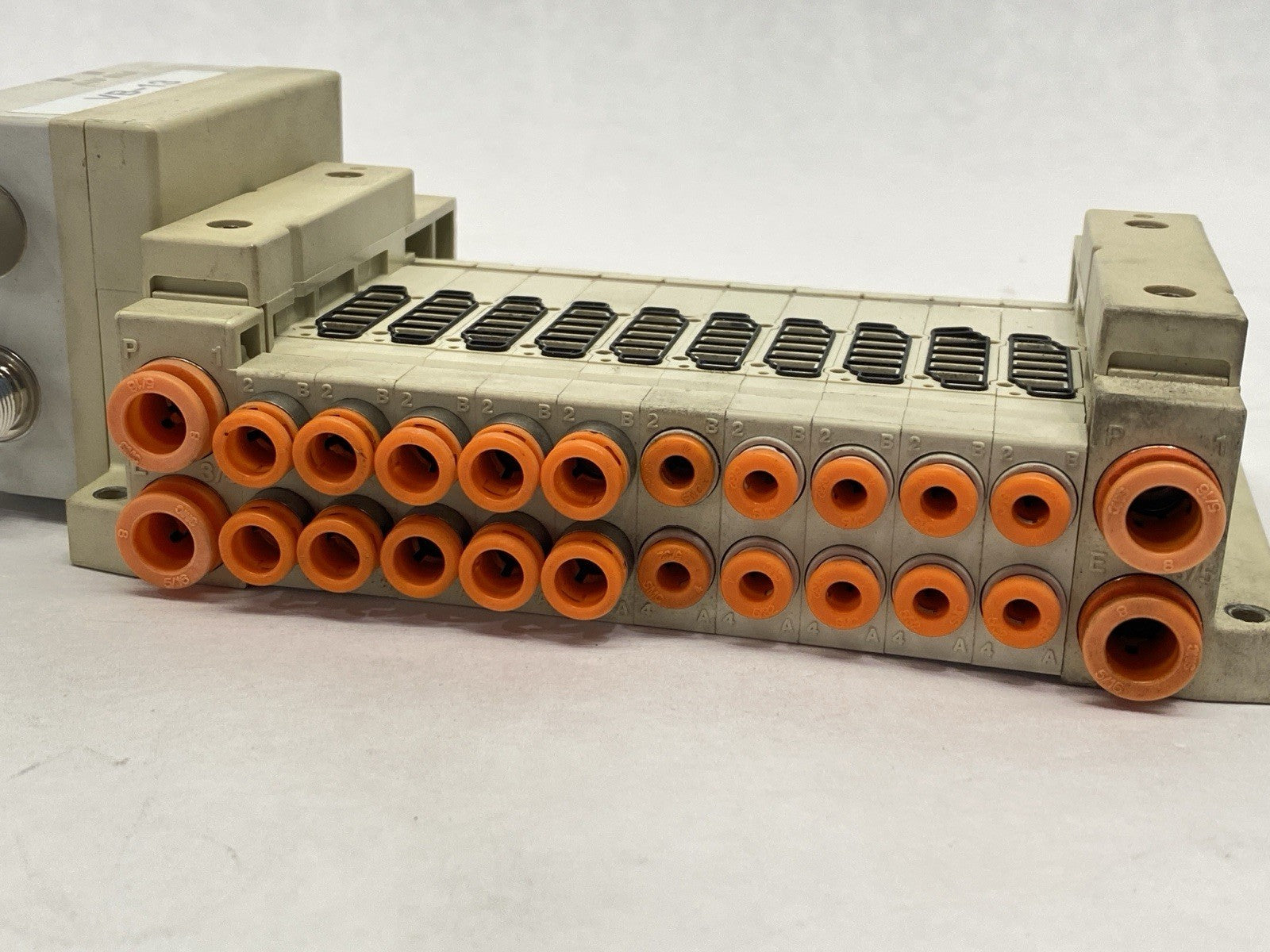 SMC 10-SS5V1-W10S0D-10B-N3 Pneumatic Manifold Assembly 10-Station - Maverick Industrial Sales