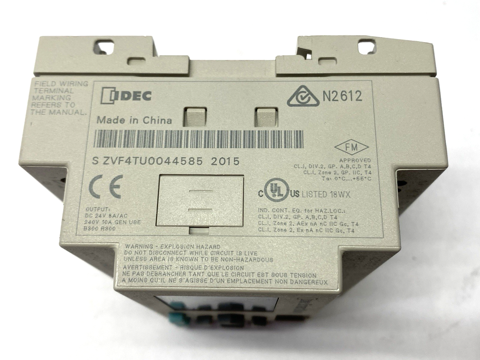 FL1E-H12RCE | IDEC SmartRelay Programmable CPU 8 Digital Inputs 12/24VDC - For parts or not working - Maverick Industrial Sales