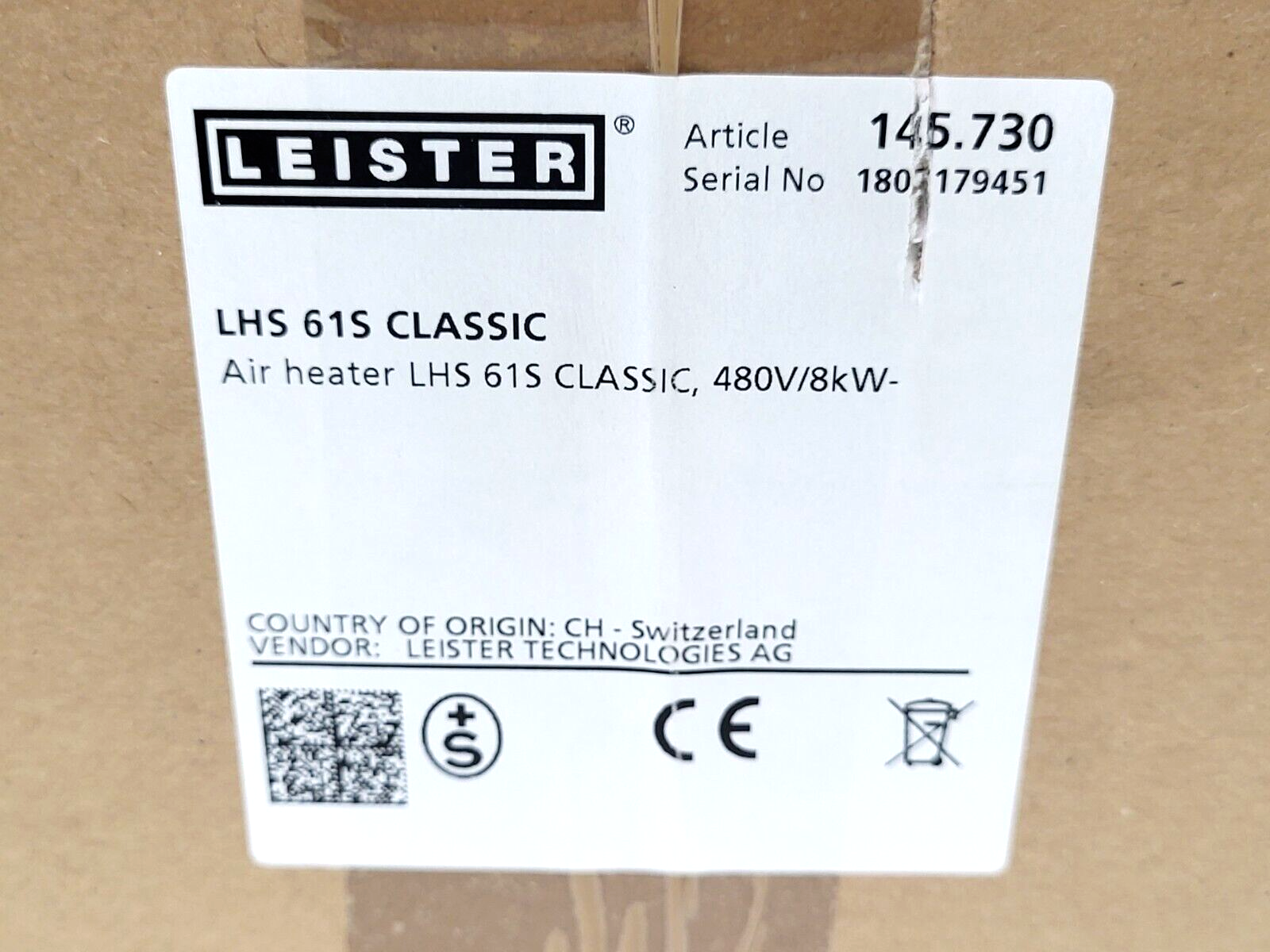 Leister 615 Classic Air Heater - Maverick Industrial Sales