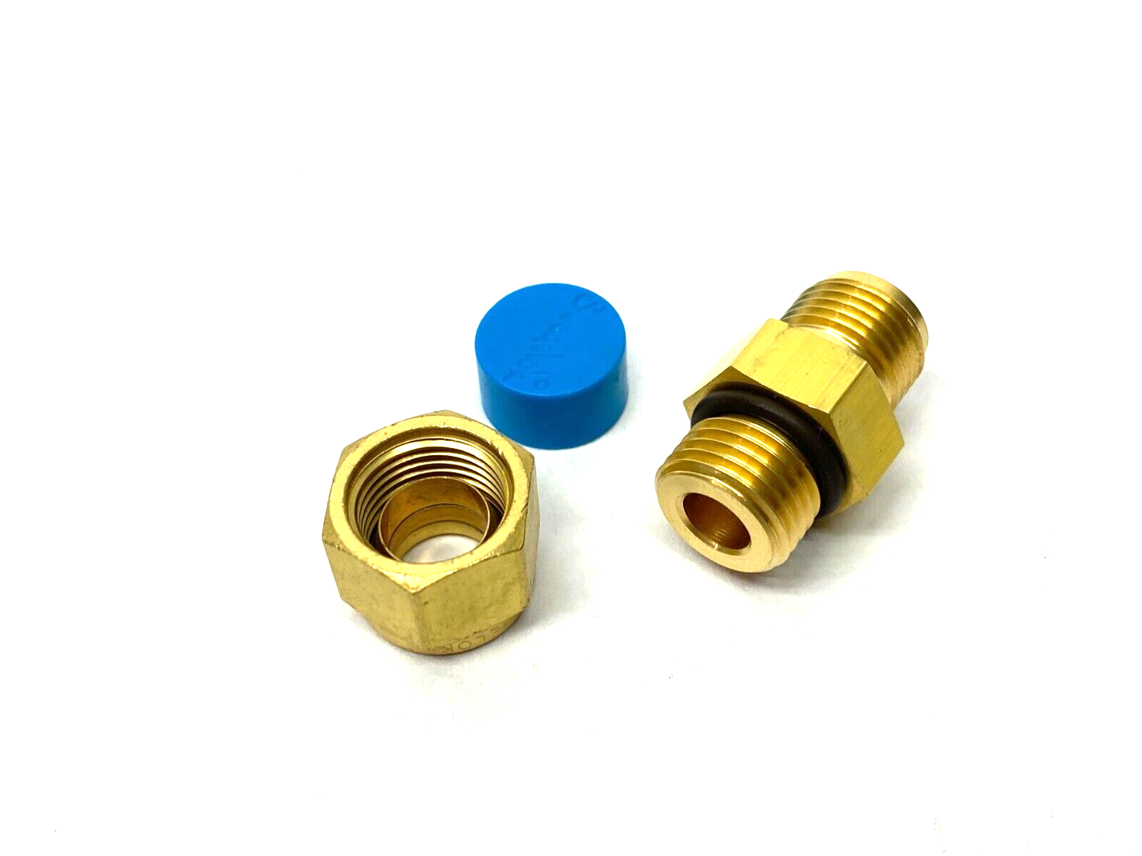 Swagelok B-600-1-OR Brass Compression Fitting O-Ring Seal 3/8" OD 9/16-18 Thread - Maverick Industrial Sales
