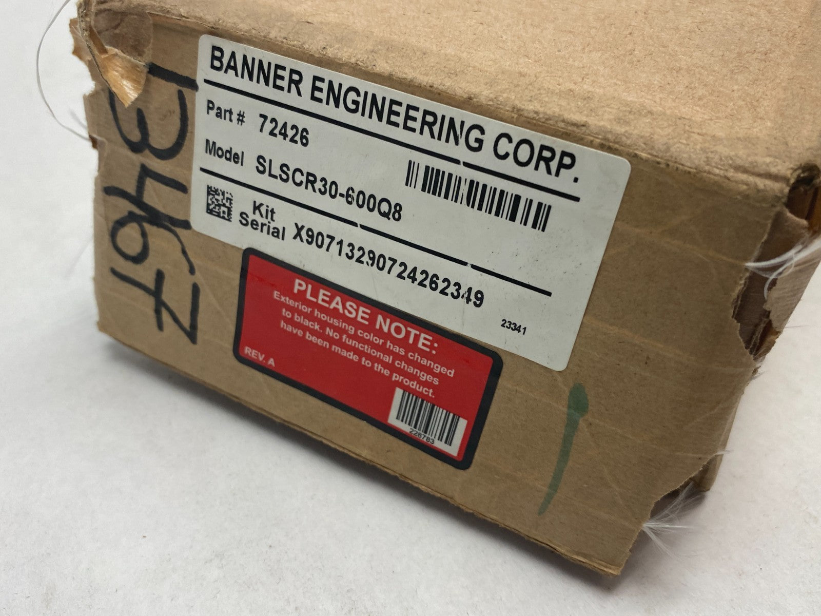 Banner SLSCR30-600Q8 EZ-SCREEN Cascade Receiver, 18m Range, 30mm Res. 72426 - Maverick Industrial Sales
