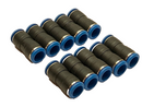 14mm x 14mm Pneumatic Straight Push Connect Fitting Union Connector LOT OF 10 - Maverick Industrial Sales