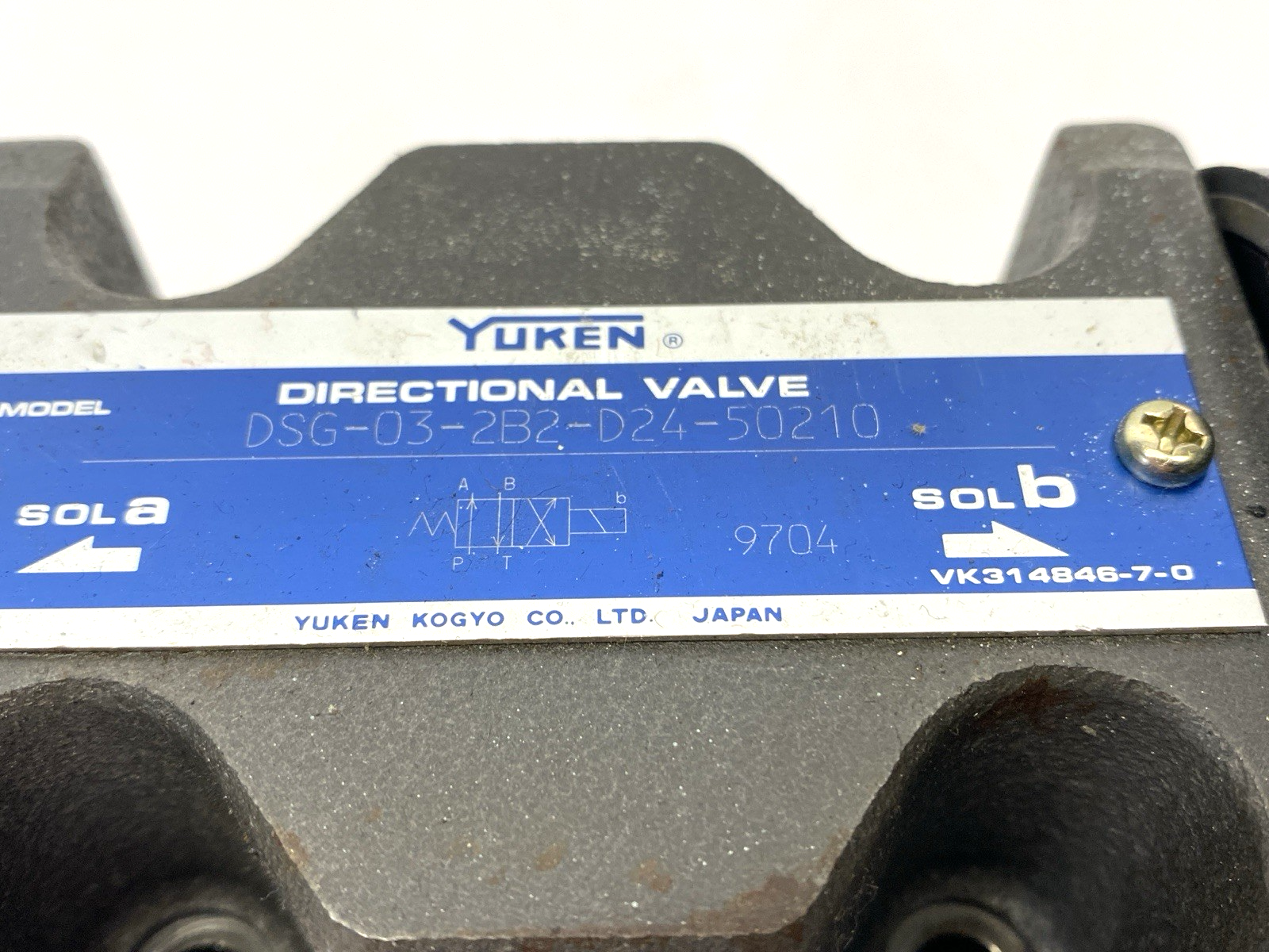 Yuken DSG-03-2B2-D24-50210 Solenoid Directional Valve - Maverick Industrial Sales