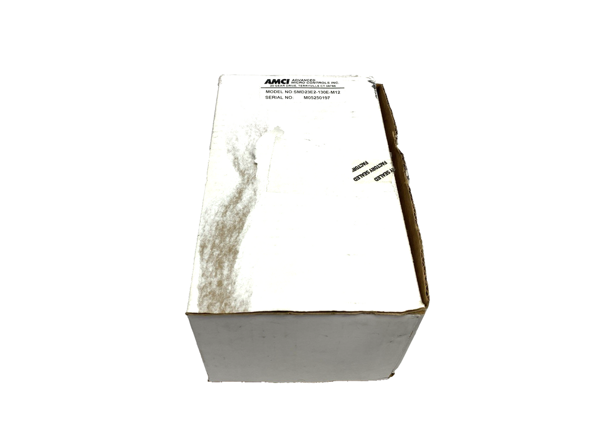 Advanced Micro Controls AMCI SMD23E2-130E-M12 Ethernet Integrated Stepper Motor - Maverick Industrial Sales