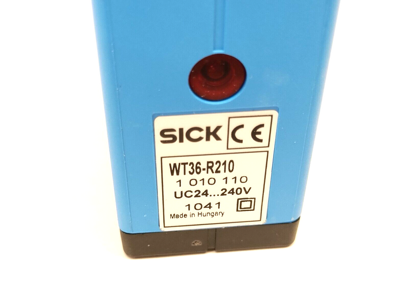 Sick WT36-R210 Photoelectric Proximity Sensor, LED, 36mm x 85mm x 77mm, 1010110 - Maverick Industrial Sales