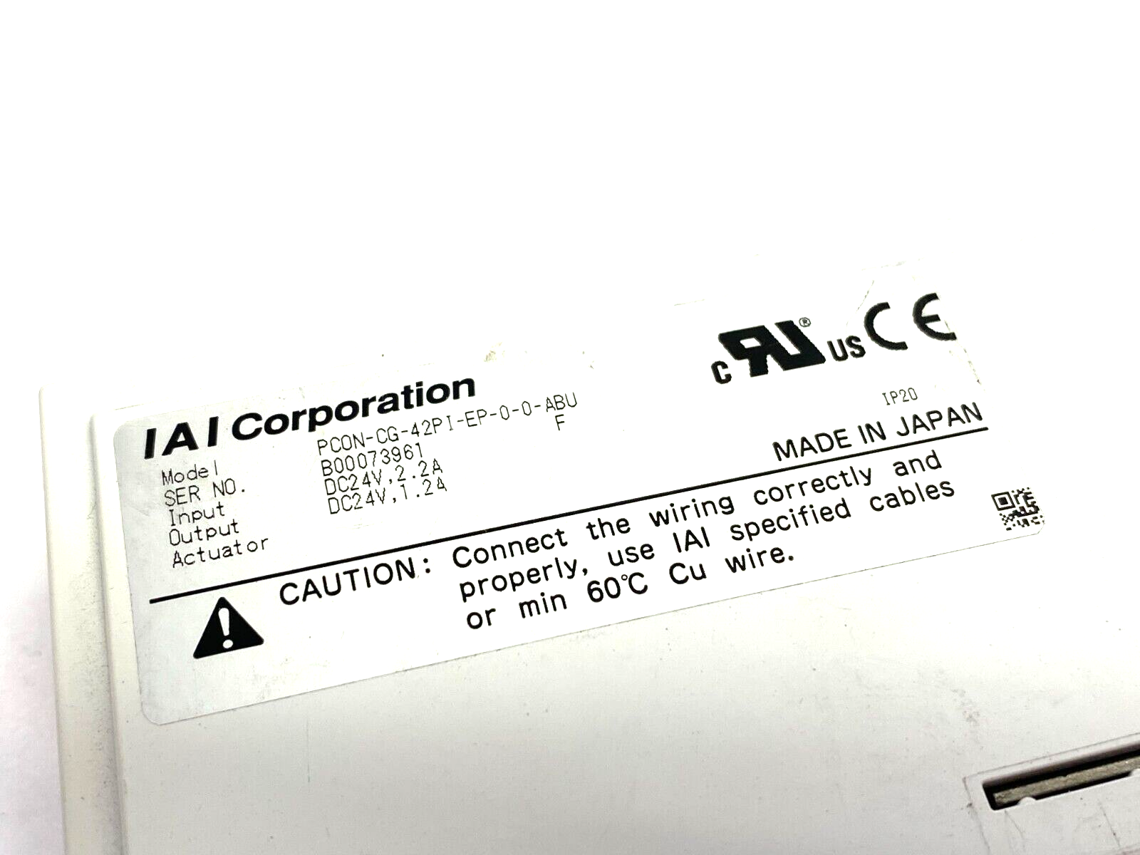 IAI PCON-CG-42PI-EP-0-0-ABU Intelligent Actuator Controller - Maverick Industrial Sales