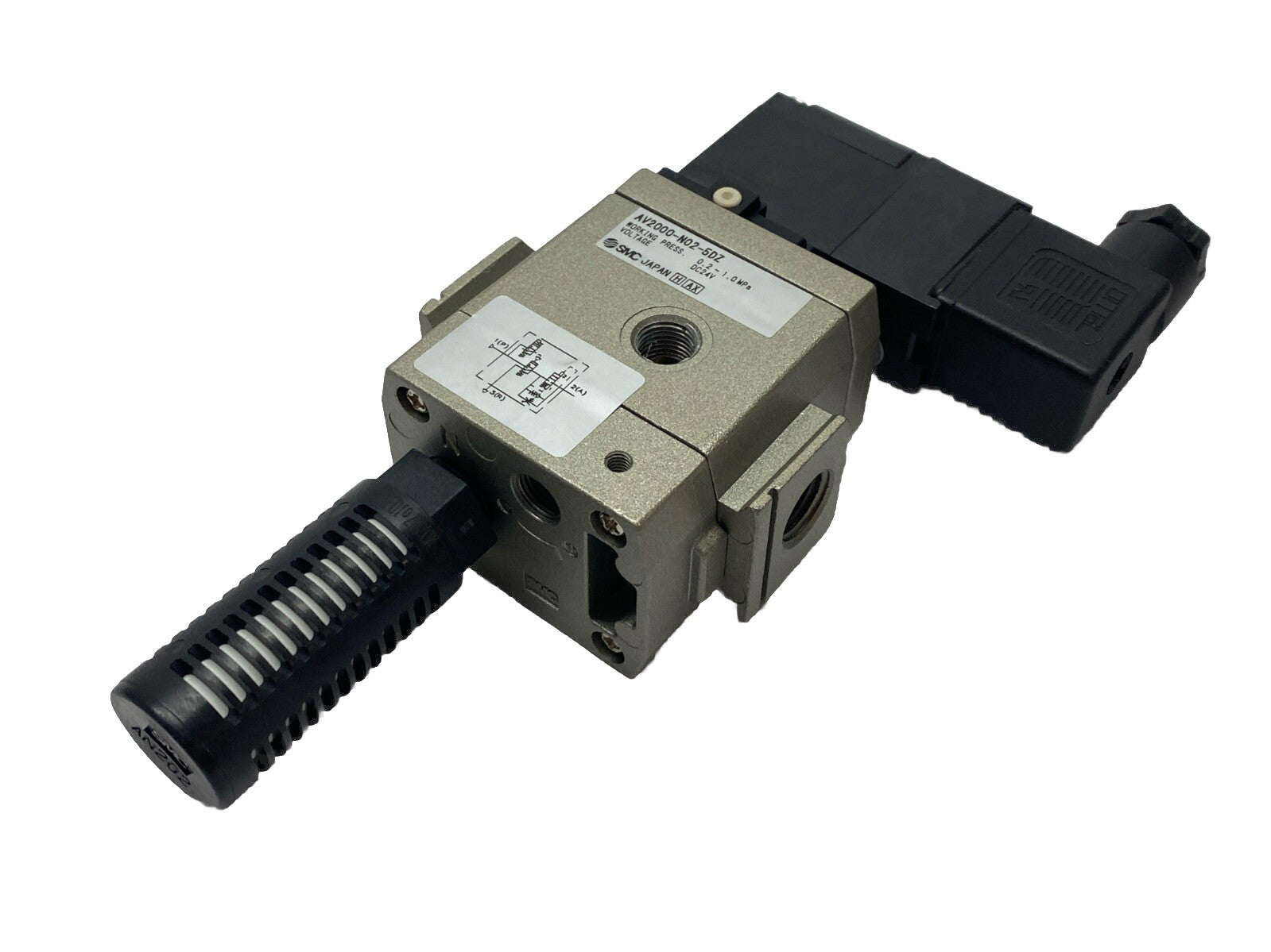 SMC AV2000-N02-5DZ Soft Start Up Valve Body Port 24VDC 0.2~1.0MPa - Maverick Industrial Sales