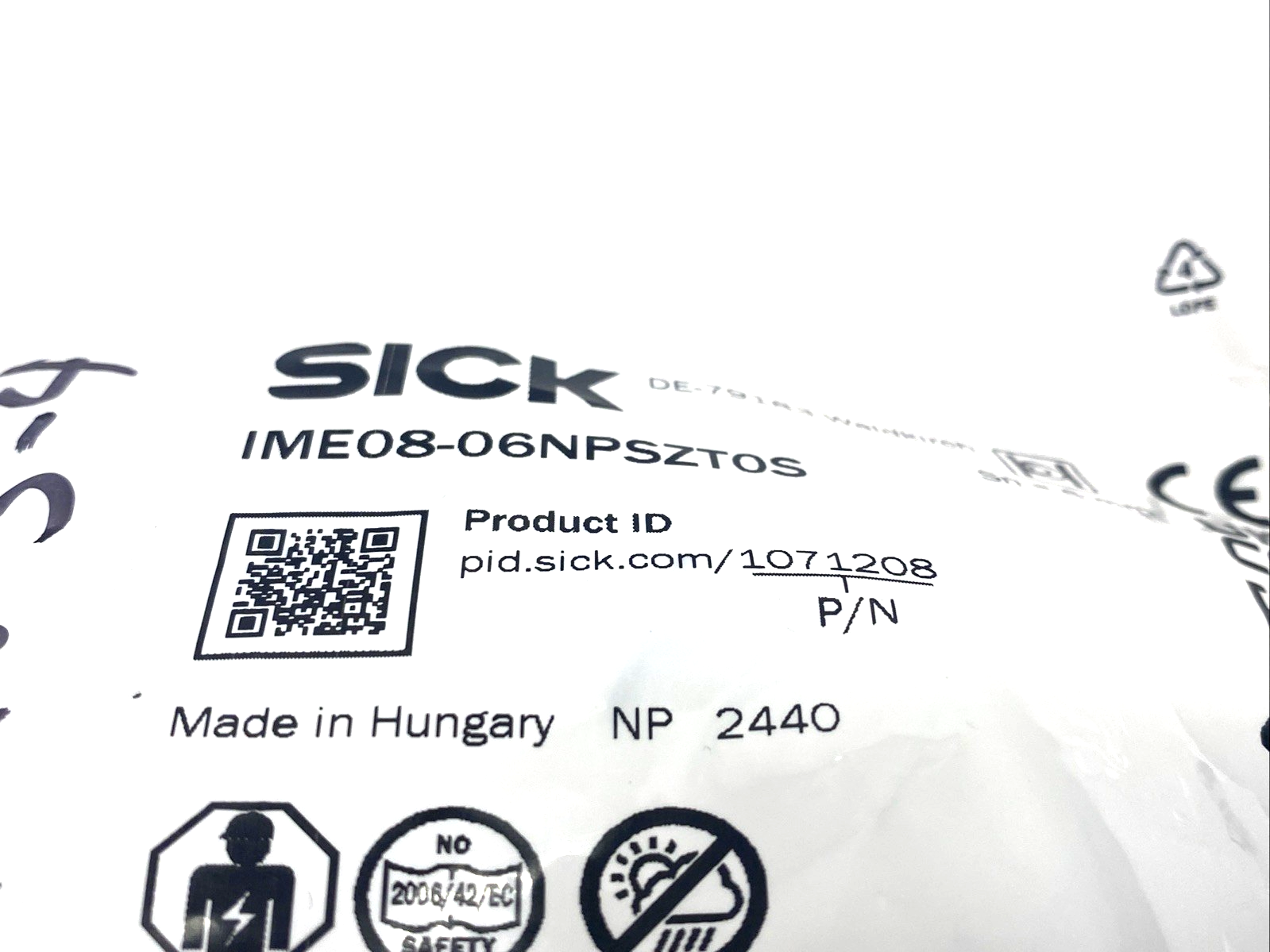 Sick IME08-06NPSZT0S Inductive Proximity Sensor 1071208 - Maverick Industrial Sales