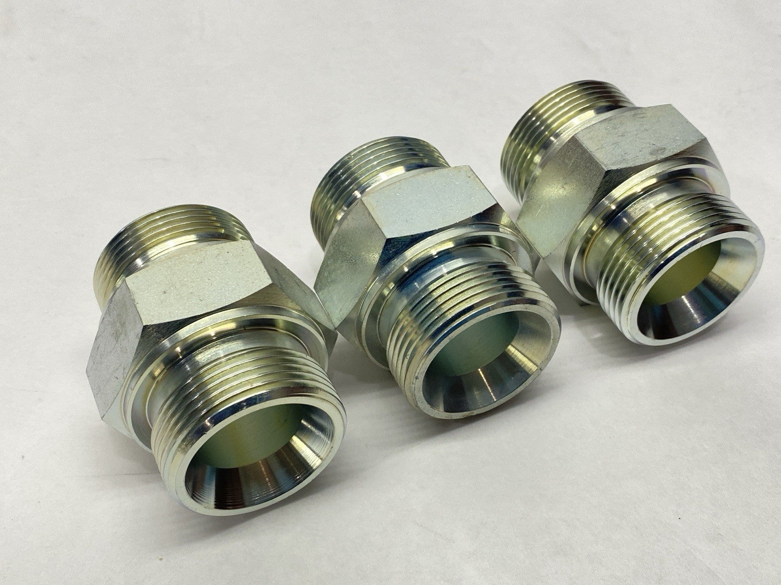 Atlas Copco 0649.0009 Double Nipple 1-1/4" x 1-1/4" NPT ST DN25 LOT OF 3 - Maverick Industrial Sales