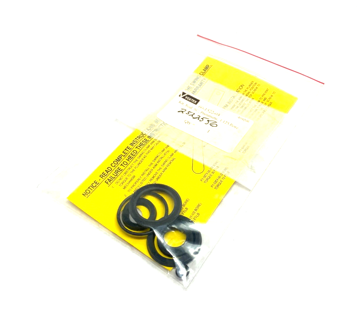 Vektek 60-1522-03 Pneumatic Seal O-Ring Kit 1.125, 2522556 - Maverick Industrial Sales