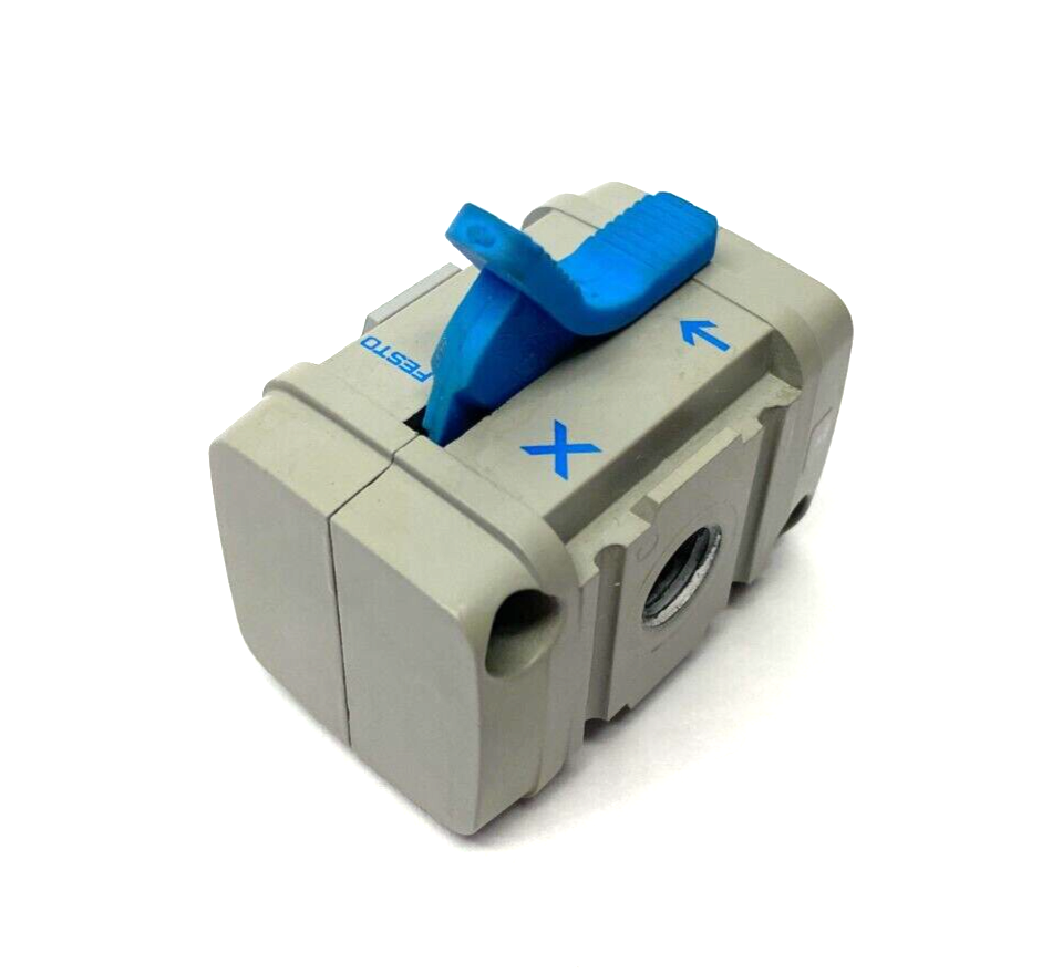 Festo HEA-M1-G1/4 Manual Lockout/Shut Off Valve, 3/2 Bistable 183002 - Maverick Industrial Sales