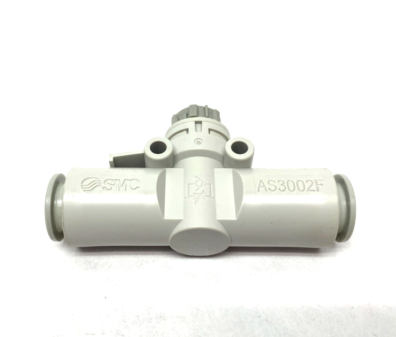 AS3002F-12A | SMC Inline Flow Control Fitting 12mm Tube - New – Open box - Maverick Industrial Sales