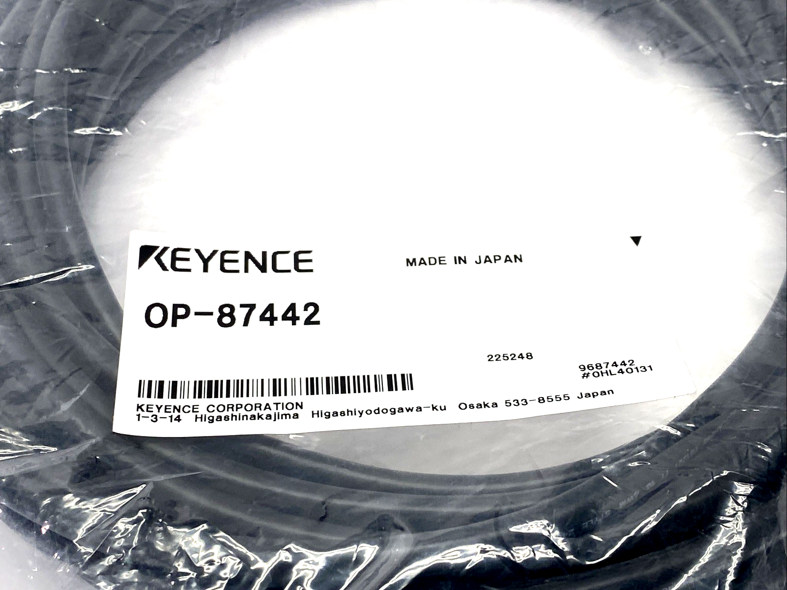 Keyence OP-87442 Vision Sensor Power I/O Cable 10m - Maverick Industrial Sales