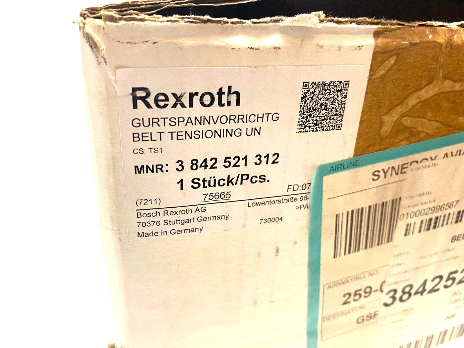 Bosch Rexroth 3842521312 Belt Tensioning Unit TS1 - Maverick Industrial Sales