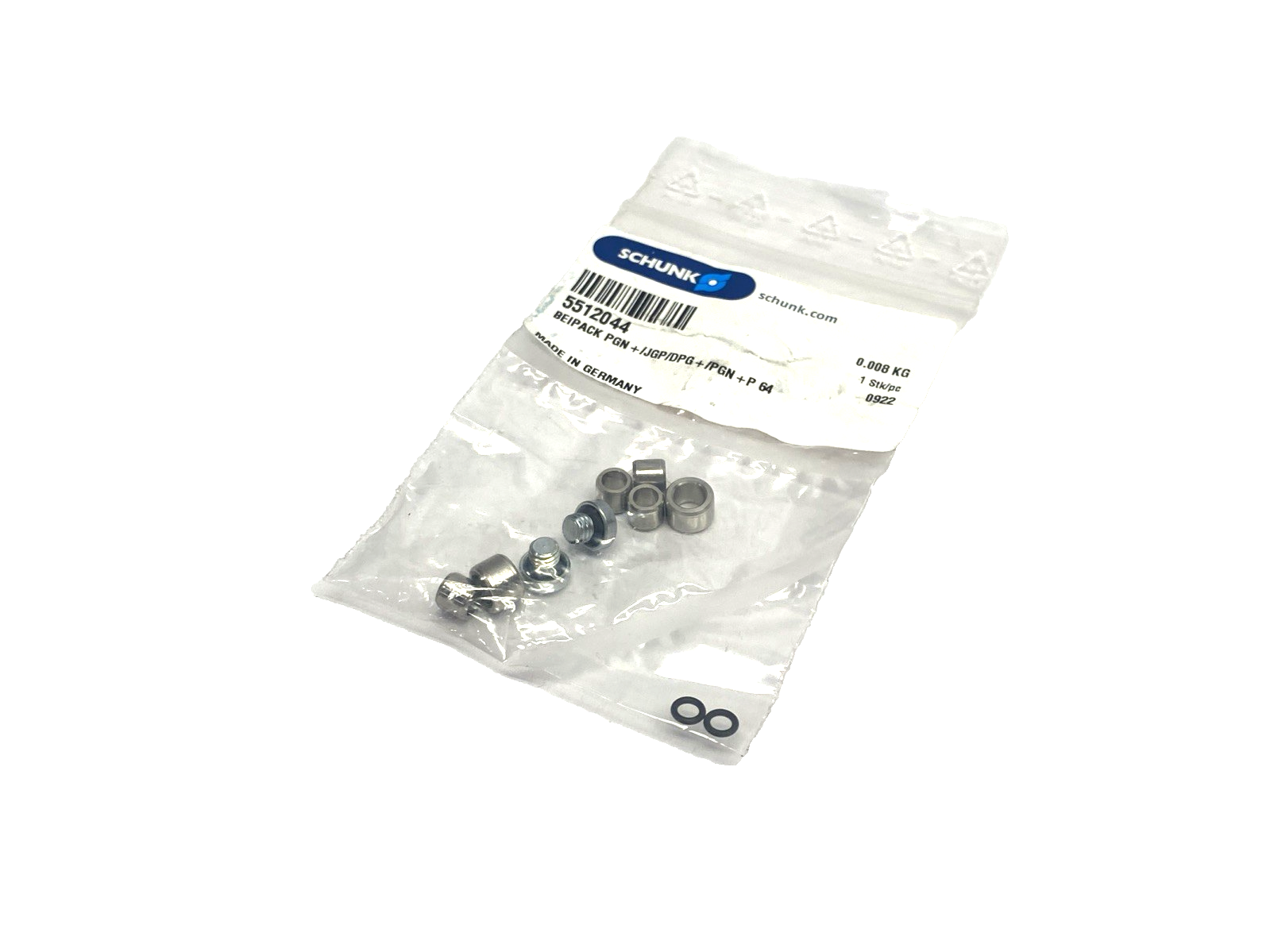 Schunk 5512044 Gripper Accessory Kit PGN+/JGP/DPG+/PGN+P 64 - Maverick Industrial Sales