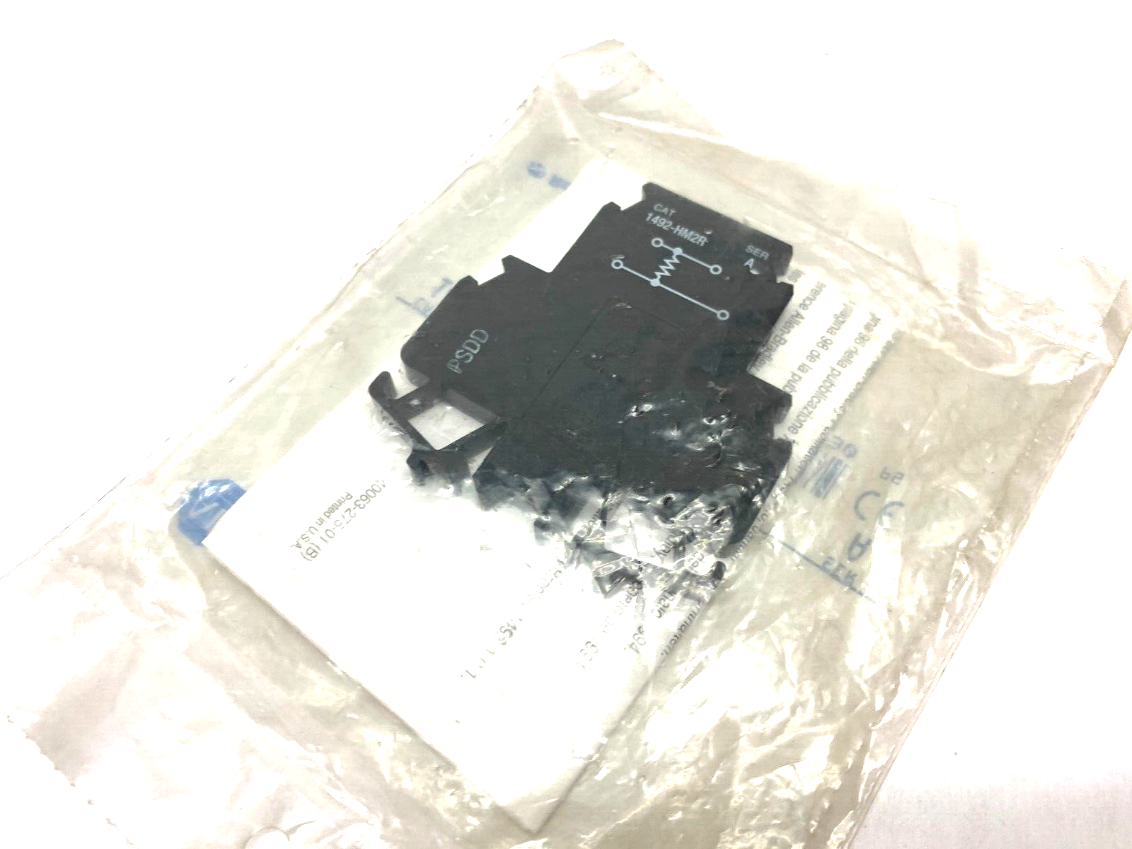 Allen Bradley 1492-HM2RA202 Ser. A Double Circuit Resistor Terminal Block, BLACK - Maverick Industrial Sales