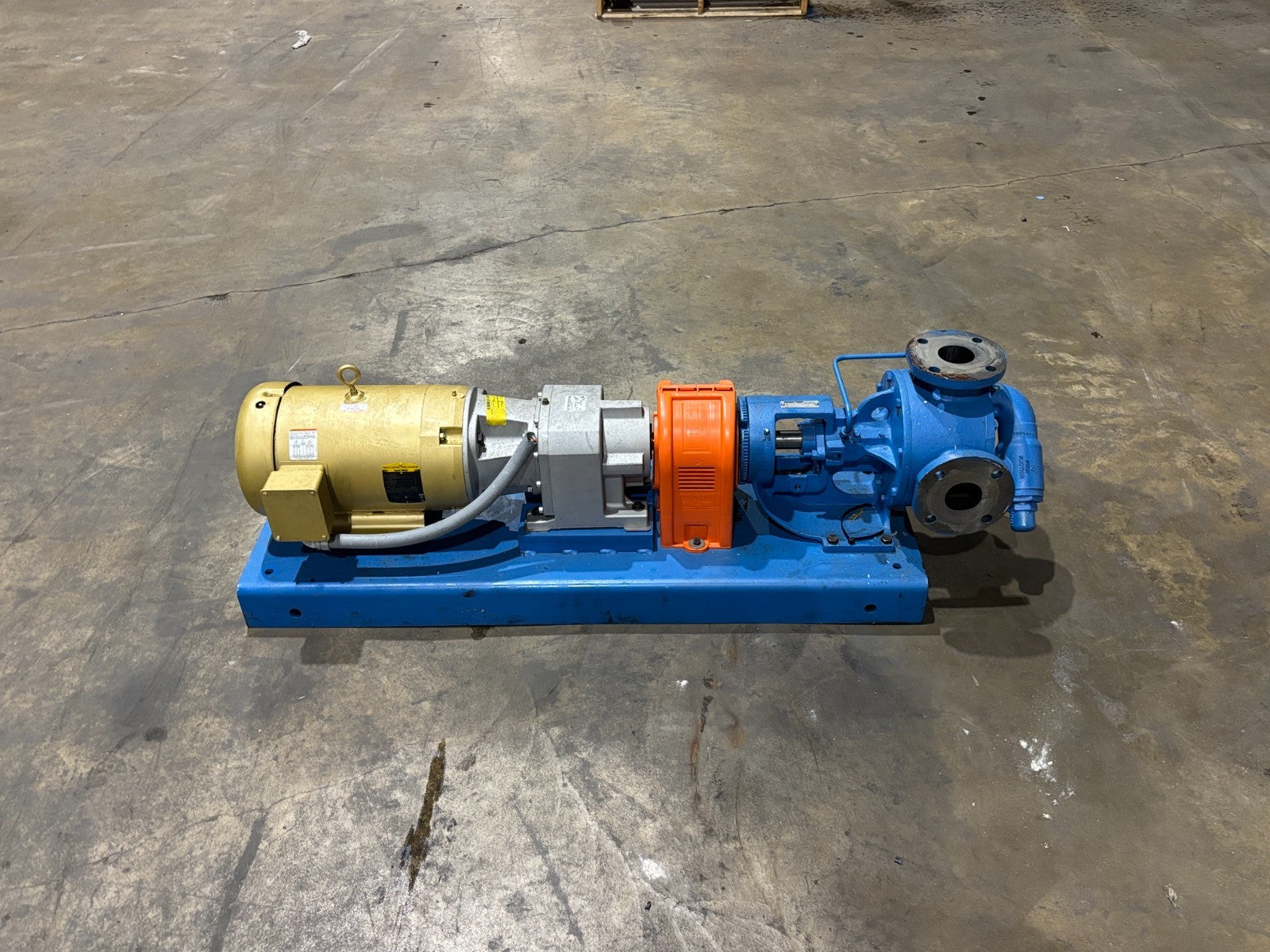 Viking Pump LQ4124A, Baldor CEM3710T 7.5HP Motor, Nord 672.1 N210TC Reducer - Maverick Industrial Sales