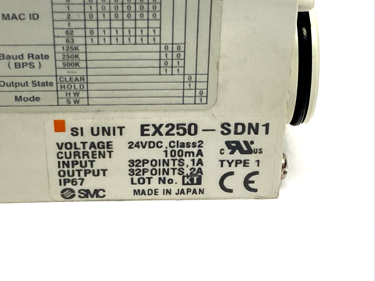 SMC EX250-SDN1 DeviceNet Serial Interface Unit - Maverick Industrial Sales