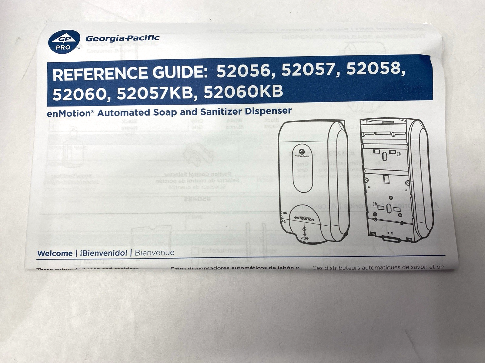 52057 | Georgia Pacific Enmotion Gen2 Automated Touchless Soap Sanitizer Dispenser - New Other - Maverick Industrial Sales