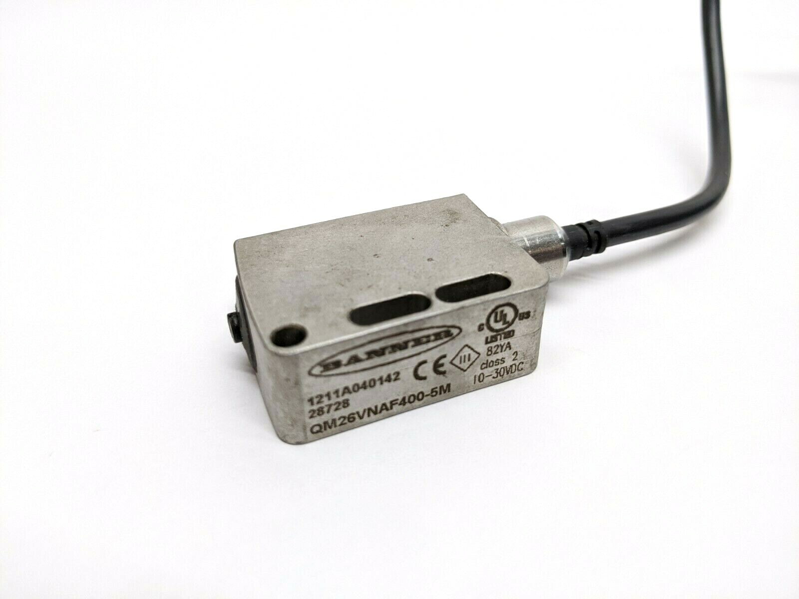 QM26VNAF400-5M | Banner Washdown Sensor 28728 - Used - Maverick Industrial Sales