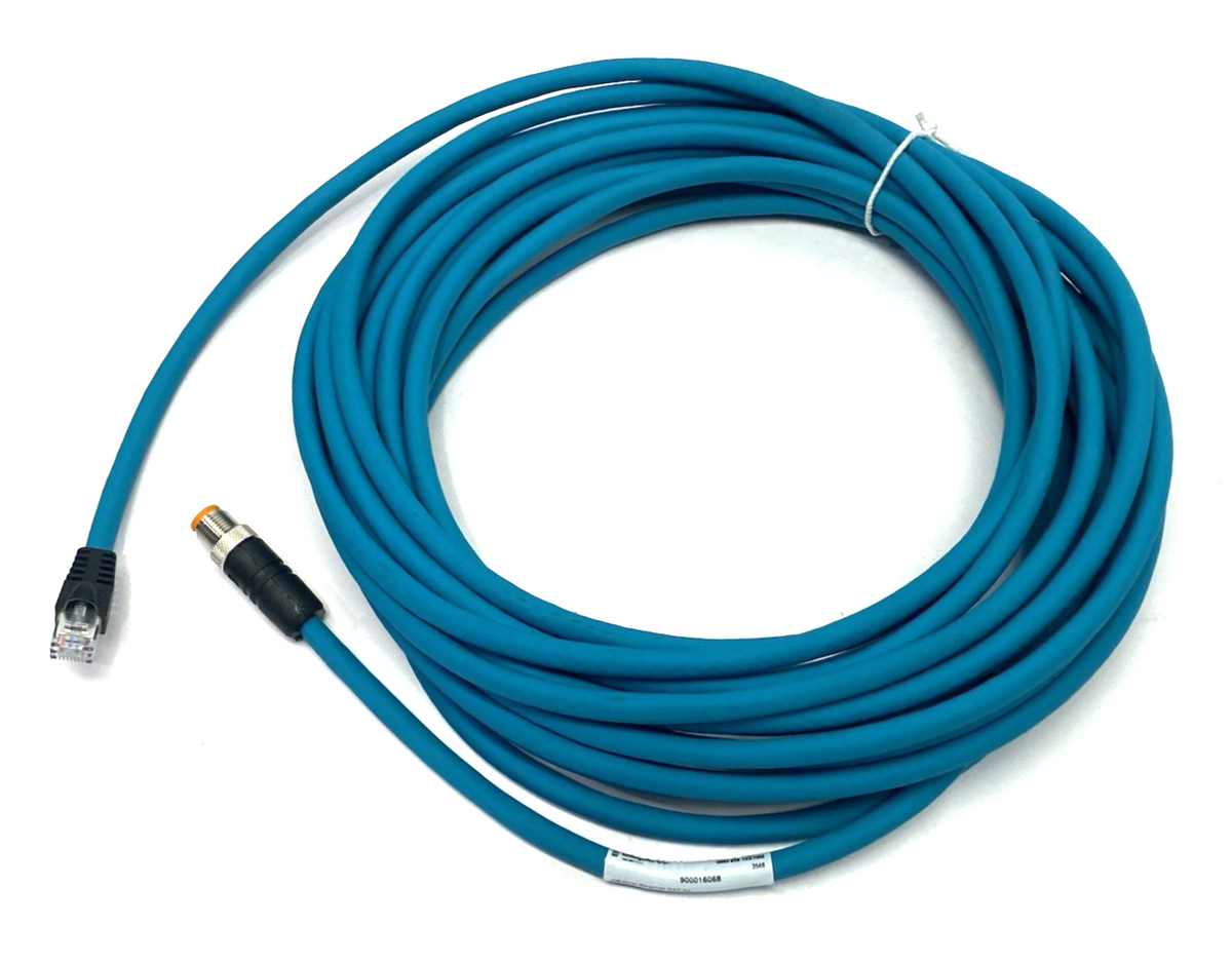 900016068 | Lumberg Automation Double Ended Ethernet Cordset 0985 856 103/10M - New – Open box - Maverick Industrial Sales