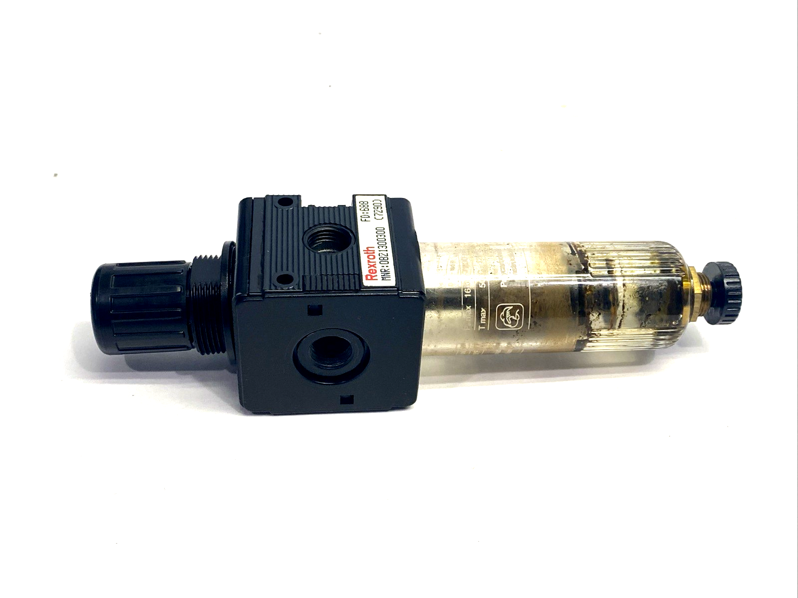 0821300300 | Bosch Rexroth Pneumatic Filter Pressure Regulator G 1/4 - Used - Maverick Industrial Sales