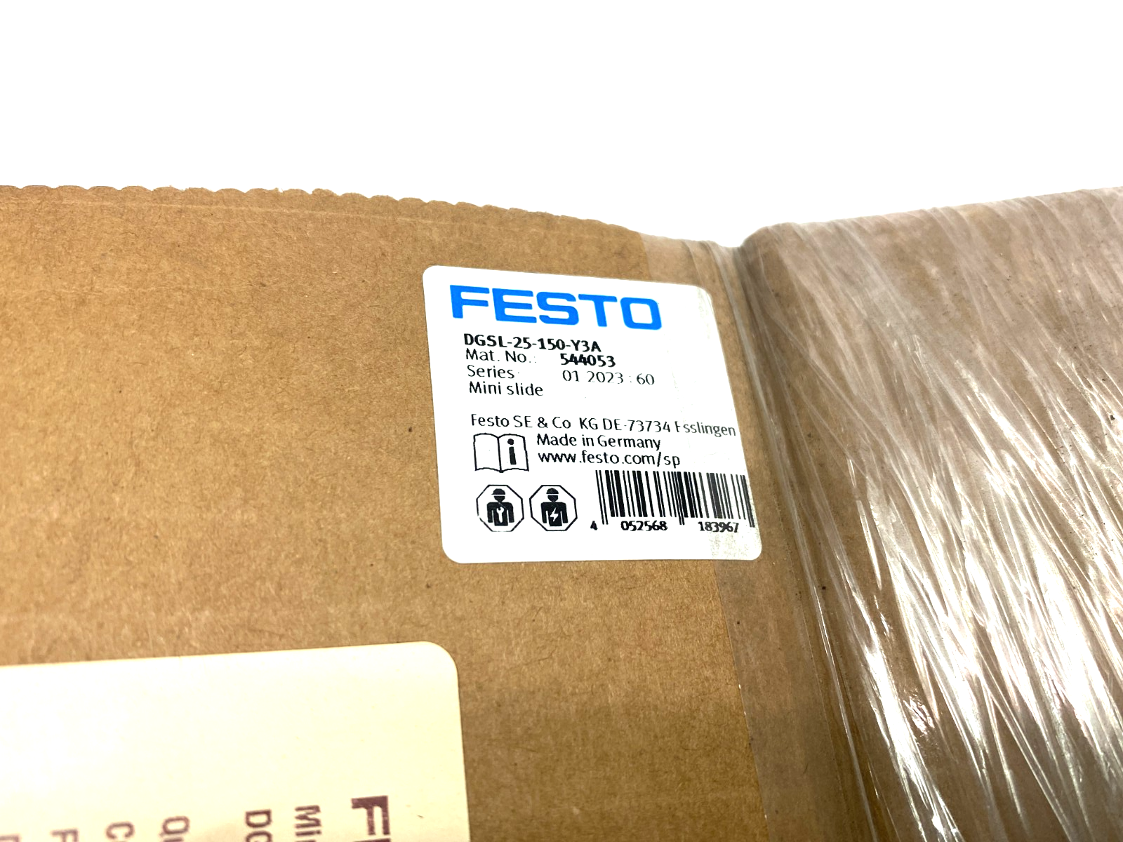 Festo DGSL-25-150-Y3A Mini Slide 150mm Stroke 544053 - Maverick Industrial Sales
