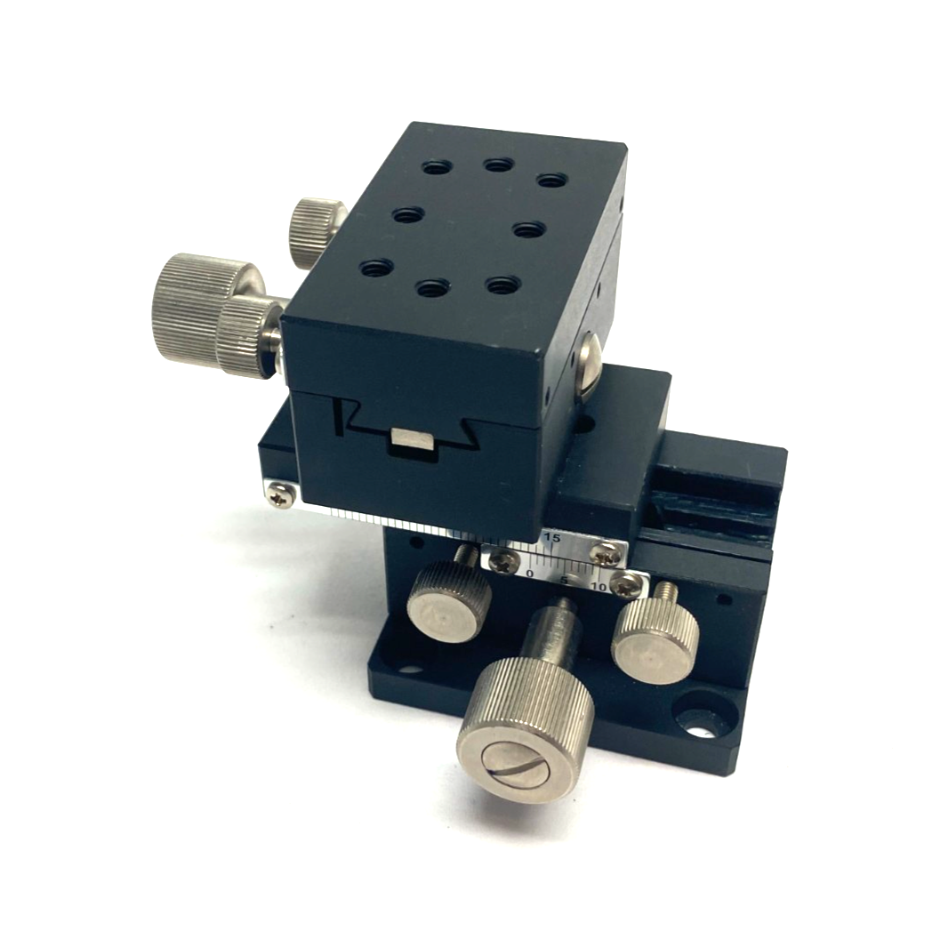 MiSUMi XYDTSC50 Dovetail Rack & Pinion Manual XY Axis Stage, Low-Profile 30mm - Maverick Industrial Sales